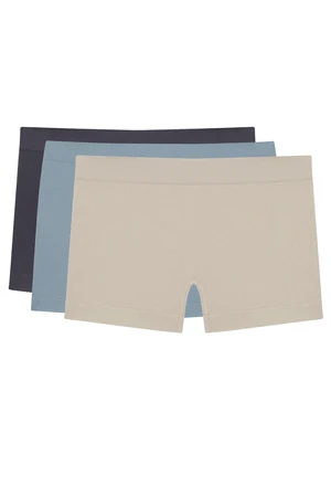 LOS OJOS 3 Pieces of Seamless Boxer Panties