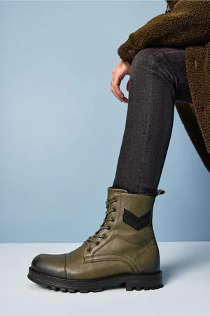 Yaya by Hotiç Khaki Men's Boots