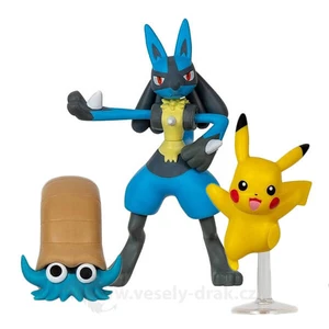 Jazwares Pokémon akčné figúrky Pikachu, Omanyte, Lucario 5 - 8 cm