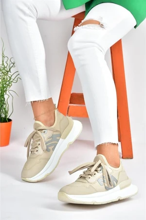 Fox Shoes P973516904 Skinny Fabric Thick Soled Sneakers Sneakers