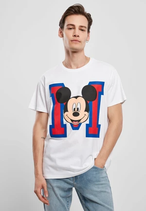 Mickey Mouse M Face bílá