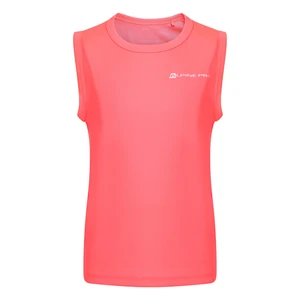 Kids quick-drying tank top ALPINE PRO SCODO diva pink