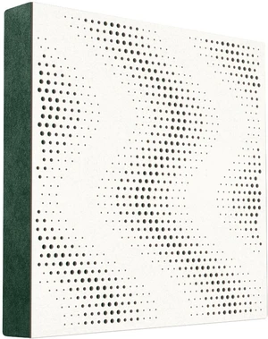 Mega Acoustic FiberPRO60 Sinus White/Green Absorbent Holzplatte