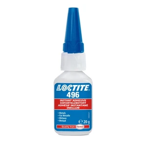 Vteřinové lepidlo, na kovové spoje, 20 g - Loctite 496