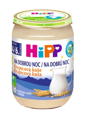 HIPP BIO Kaše na dobrou noc krupicová 190 g