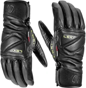 Leki WCR Venom Speed 3D Black/Ice Lemon 11 SkI Handschuhe