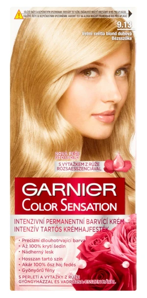 Permanentná farba Garnier Color Sensation 9.13 veľmi svetlá blond dúhová + darček zadarmo