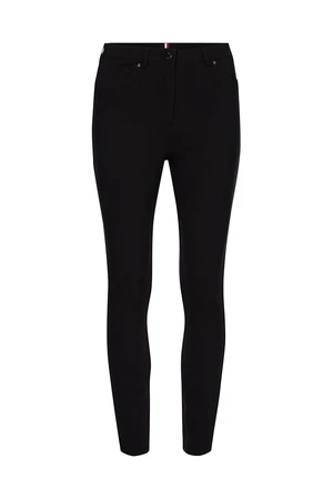 Tommy Hilfiger Nohavice - BISTRETCH POLY SKINNY PANT čierne