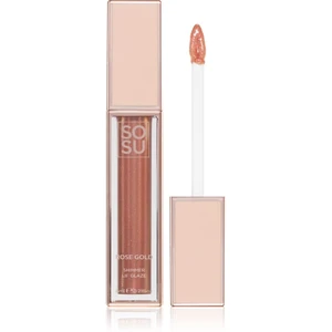 SOSU Cosmetics Shimmer Lip Glaze hydratační lesk na rty třpytivý odstín Golden 6 ml