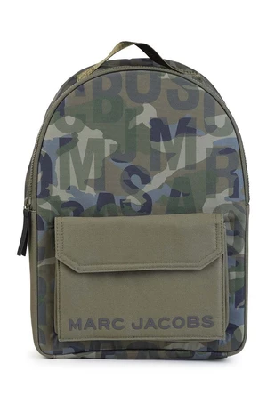 Detský ruksak Marc Jacobs zelená farba, veľký, vzorovaný, W60357