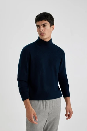 DEFACTO Standard Fit Turtleneck Sweater