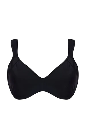 Trendyol Curve Black Women's Comfortable Ultra Comfortable Underwire Large Size Bra