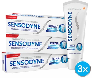 SENSODYNE Zubní pasta Repair & Protect 3 x 75 ml