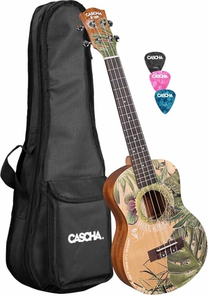 Cascha HH 2610 Art Series Ukulele tenorowe Leafy