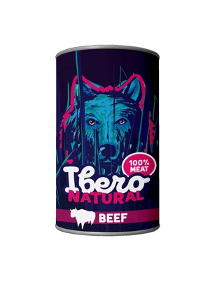 Ibero NATURAL dog konz. ADULT beef - 15x400g