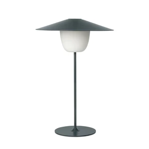 Tmavosivá stredná LED lampa Blomus Ani Lamp