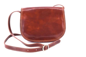 Dámská kožená kabelka crossbody (lovecká) Arteddy - hnědá