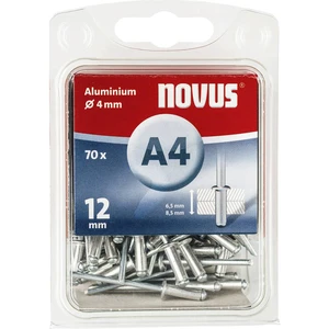 Novus 110057027 slepý nit (Ø x d) 4 mm x 12 mm  hliník  hliník  70 ks