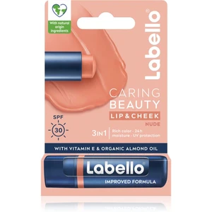 Labello Caring Beauty tónovací balzám na rty odstín Nude 4,8 ml