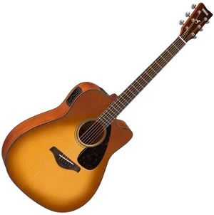 Yamaha FGX800C Sand Burst Dreadnought Elektro-Akustikgitarren