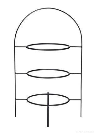 Třípatrový etažér pro mělký talíř A TABELE LIGNE NOIR ASA Selection