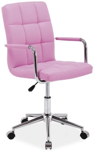 SIGNAL dětská židle Q-022 ekokůže růžová