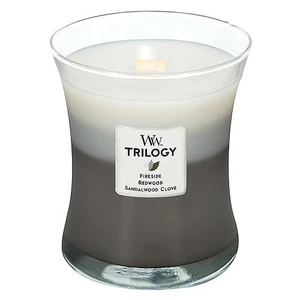 WoodWick Vonná svíčka váza Trilogy Warm Woods 275 g