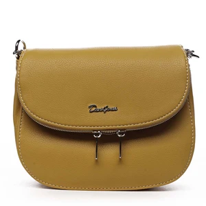 Dámska crossbody kabelka žltá - David Jones Yakira