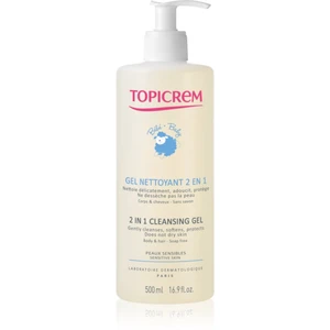 Topicrem BABY My 1st Cleansing Gel 2in1 umývací gél na telo a vlasy pre deti od narodenia 500 ml