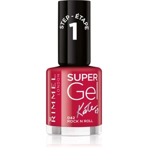 Rimmel Super Gel By Kate gélový lak na nechty bez použitia UV/LED lampy odtieň 042 Rock n Roll 12 ml