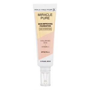 Max Factor Miracle Pure Skin-Improving Foundation SPF30 30 ml make-up pre ženy 35 Pearl Beige na veľmi suchú pleť