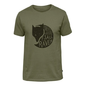 Tričko FJÄLLRÄVEN Forever Nature T-Shirt - Green Velikost: M