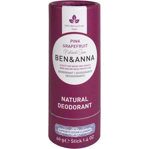 BEN&ANNA Natural Deodorant Pink Grapefruit tuhý deodorant 40 g