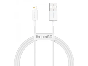 Datový kabel Baseus Superior Series Fast Charging Data Cable USB to iP 2.4A 1m, bílá