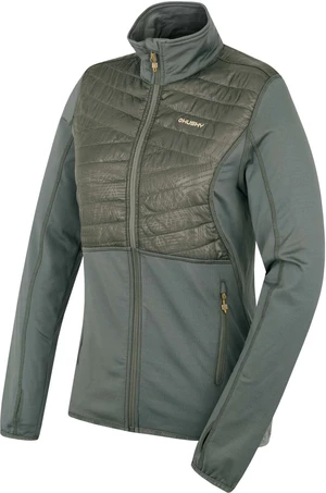 Husky Airy L M, dk. grey green Dámská mikina na zip