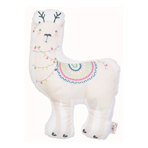 Detský vankúšik s prímesou bavlny Mike & Co. NEW YORK Pillow Toy Llama, 26 x 37 cm