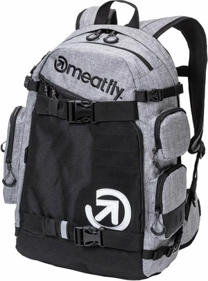 Meatfly Wanderer Backpack Heather Grey 28 L Zaino