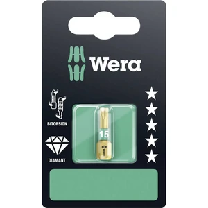 Wera 867/1 BDC SB SiS 05134375001 bit Torx T 15 nástrojová ocel legované, diamantová vrstva D 6.3 1 ks