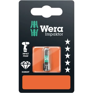 Wera 867/1 IMP DC SB SiS 05073925001 bit Torx T 25 nástrojová ocel legované, diamantová vrstva D 6.3 1 ks