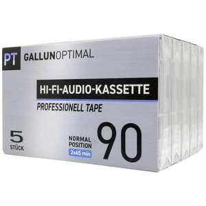 GALLUNOPTIMAL audio kazeta 90 min sada 5 ks