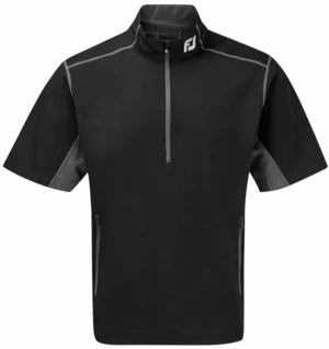 Footjoy Half Zip S/S Black Grey 2XL Sacou