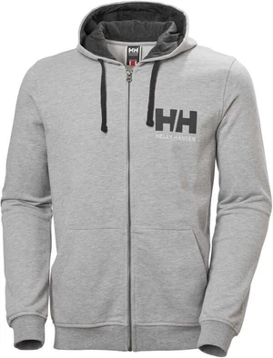 Helly Hansen Men's HH Logo Full Zip Sweatshirt Grey Melange L