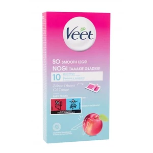 Veet So Smooth Legs! Wax Strips Nectarine 10 ks depilačný prípravok pre ženy