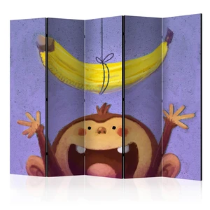 Paraván Bananana Dekorhome 225x172 cm (5-dílný)