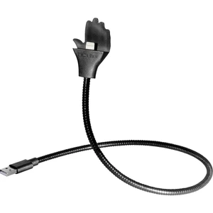 Maxtrack #####USB-Kabel USB 2.0 #####USB-A Stecker, #####Apple Lightning Stecker  50.00 cm čierna