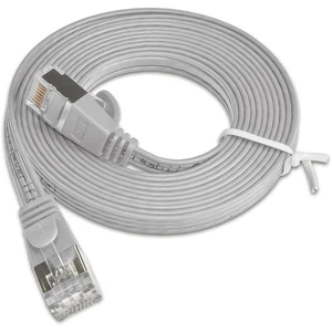 Slim Wirewin PKW-STP-SLIM-KAT6 0.5 RJ45 sieťové káble, prepojovacie káble CAT 6 U/FTP 0.50 m sivá plochý 1 ks