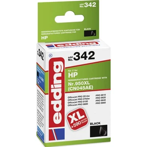 Edding Ink náhradný HP 950, 950XL kompatibilná  čierna EDD-342 EDD-342