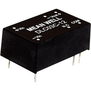 Mean Well DLC03A-05 DC / DC menič napätia, modul   300 mA 3 W Počet výstupov: 2 x