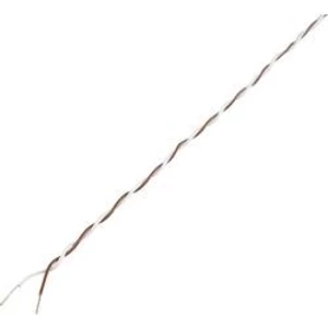 Navíjecí drát Conrad Components Wire Wrap, 2 x 0.28 mm², vnější Ø 2.20 mm, bílá, žlutá, 25 m