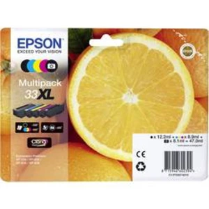 Epson Ink set T3357, 33XL originál kombinované balení černá, foto černá, azurová, purppurová, žlutá C13T33574011